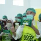 Keterangan Poto: Duta Besar Amerika Serikat untuk Indonesia Sung Y. Kim hari ini meresmikan Pabrik Tempe terbesar di dunia miliknya PT Azaki Food Internasional.