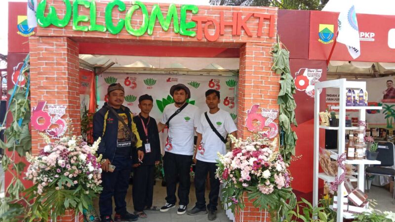 Keterangan foto : Himpunan Kerukunan Tani Indonesia (HKTI) Kabupaten Cianjur menyelengarakan bazar pangan murah hasil dari petani-petani binaan yang bertempat di Pendopo Kabupaten Cianjur, Selasa-Rabu (26-27/09/2023)