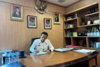 Keterangan foto : Kepala Kantor Pertanahan Kota Administrasi Jakarta Pusat, Dr. Sigit Santosa, S.Si., M.App.Sc. pada hari Rabu, 27 September 2023.
