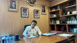 Keterangan foto : Kepala Kantor Pertanahan Kota Administrasi Jakarta Pusat, Dr. Sigit Santosa, S.Si., M.App.Sc. pada hari Rabu, 27 September 2023.