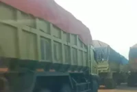 Keterangan foto : Kegitan galian tanah di Kecamatan Curugbitung, Lebak, Banten yang makin menjamur dikeluhkan pengguna jalan dan warga sekitar, Kamis (28/9/2023)