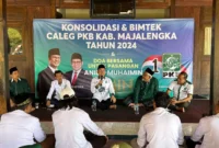 Keterangan Poto: Konsolidasi dan Bimtek Caleg PKB kabupaten Majalengka tahun 2024.