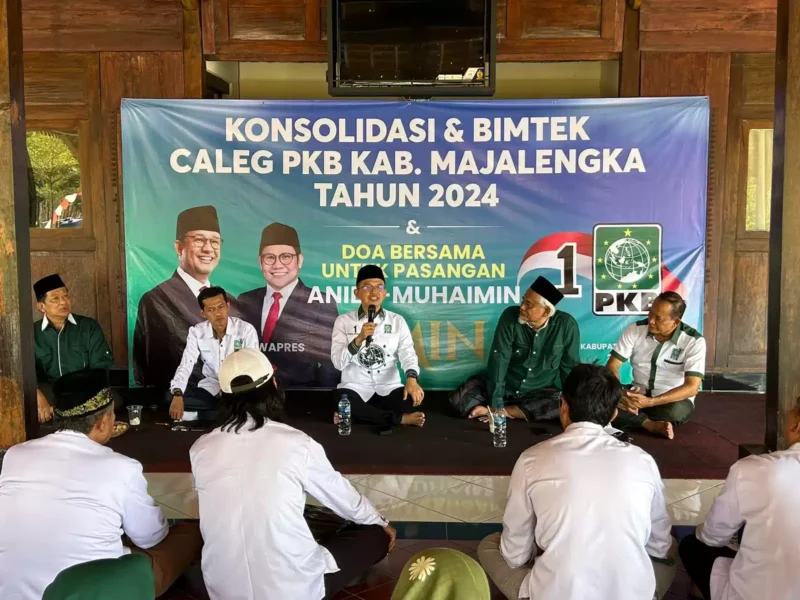 Keterangan Poto: Konsolidasi dan Bimtek Caleg PKB kabupaten Majalengka tahun 2024.