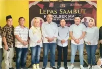 Keterangan Foto: Lepas Sambut Kapolsek Mauk Polresta Tangerang Polda Banten.