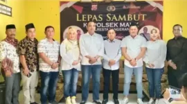 Keterangan Foto: Lepas Sambut Kapolsek Mauk Polresta Tangerang Polda Banten.