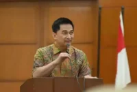 Keterangan foto : Anggota Komisi III DPR RI Achmad Dimyati Natakusumah buka suara terkait penangkapan bos tambang pasir di area 10 hektare kawasan hutan milik negara atau Perhugani di Kabupaten Lebak Selaran, Selasa (11/9/2023)