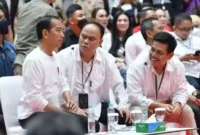 Keterangan foto : Bendahara Umum Pro Jokowi (Projo) yang juga ketua Badan Pemenangan Pemilu Panel Barus, Minggu (17/9/2023)