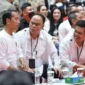 Keterangan foto : Bendahara Umum Pro Jokowi (Projo) yang juga ketua Badan Pemenangan Pemilu Panel Barus, Minggu (17/9/2023)
