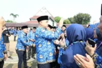 Keterangan foto : Mantan Bupati Kabupaten Tangerang, Ahmed Zaki Iskandar, Kamis (28/9/2023)