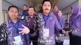 Keterangan Foto: Pelatihan Kepemimpinan Pengawas Angkatan 9 yang dilaksanakan oleh Pusat Pendidikan dan Latihan Pegawai Kementerian Pendidikan Budaya Riset dan Teknologi, yang bertempat di Kabupaten Temanggung provinsi Jawa Tengah yang dimulai pada Rabu 30 Agustus sampai dengan Sabtu 2 September 2023