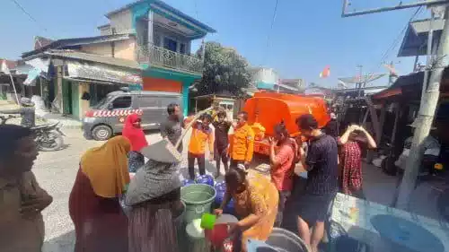 Kekeringan di Sobang, BPBD Provinsi Banten Distribusikan 30.000 Liter Air Bersih I Teras Media