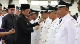 Keterangan poto : Poto bersama Keluarga Besar SKh Negeri 01 Lebak usai acara Maulid Nabi Muhammad, S. A. W. dan Tasyakuran HUT Provinsi Banten ke 23 Tahun 