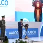 Keterangan Foto: Wapres menyatakan bahwa AALCO merupakan wadah penggerak dalam memperjuangkan suara bangsa Asia dan Afrika di tingkat global.