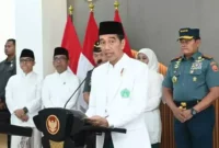 Keterangan foto : Presiden Joko Widodo, Minggu (29/10/2023)