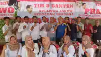 Konsolidasi Tim 8 Relawan Jokowi Bergerak Bareng Prabowo di Tanah Jawara I Teras Media