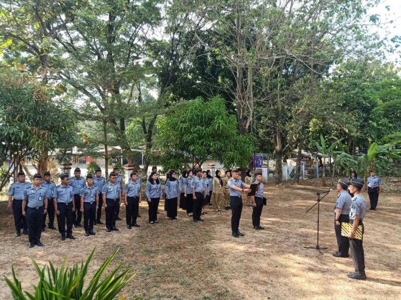 Keterangan foto : Balai Pemasyarakatan Kelas II Subang Gelar Upacara Kesaktian Pancasila, (Senin, 2/10/2023) 