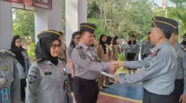 Keterangan foto : Bapas Subang Gelar Apel Pagi dirangkaikan dengan Kenaikan Pangkat Setingkat Lebih Tinggi, (Selasa, 3/10/2023) 