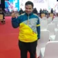 Keterangan poto : Ahdan Rifaldi, salah satu siswa SKh Negeri 01 Lebak saat berpoto di acara O2SN Tingkat Nasional Tahun 2023