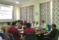 Keterangan foto : 6 orang mahasiswa Poltekesos Bandung yang didampingi oleh dosen pembimbing, Bambang Rustanto, (Kamis, 5/10/2023)