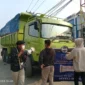 Keterangan foto : Elemen Mahasiswa yang tergabung dari Solidaritas Mahasiswa Demokrasi (SOMASI) Tangerang apresiasi langkah responsif unsur Pemerintah Kabupaten Tangerang, Jumat (6/10/2023)