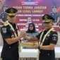 Keterangan foto : Lapas Cirebon Gelar Kegiatan Serah Terima Jabatan dan Pisah Sambut Kepala Lembaga Pemasyarakatan Kelas I Cirebon, Sabtu (7/10/2023)