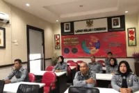 Keterangan foto : Kalapas Cirebon Beserta jajaran dan staff pegawai lapas, (TerasMedia/Foto)