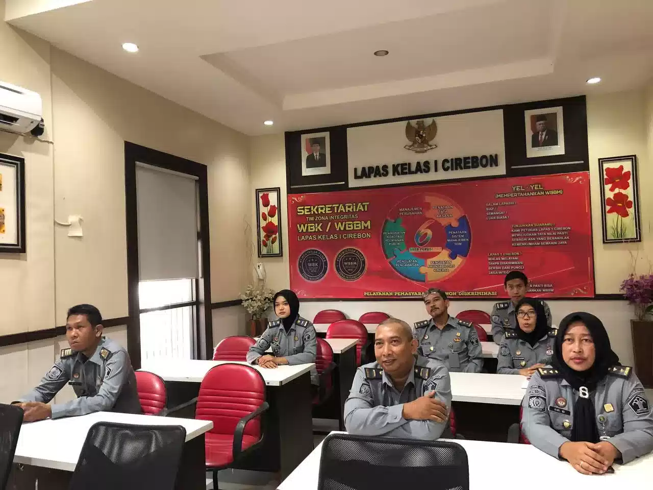 Lapas Cirebon Ikuti Kegiatan Strategi Mitigasi Risiko Layanan Pemasyarakatan di Lingkungan Kemenkumham Secara Virtual I Teras Media