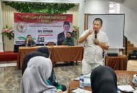 Keterangan foto : Anggota DPR RI Komisi II Daerah pemilihan Kalimantan Selatan II Drs Difiradi melakukan serapan Aspirasi Masyarakat, Minggu (15/10/2023)