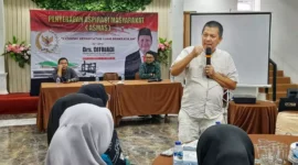 Keterangan foto : Anggota DPR RI Komisi II Daerah pemilihan Kalimantan Selatan II Drs Difiradi melakukan serapan Aspirasi Masyarakat, Minggu (15/10/2023)