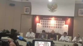 Keterangan Foto : Komisi Pemilihan Umum Republik Indonesia Buka Pendaftaran Capres-cawapres, (Senin, 16/10/2023) 