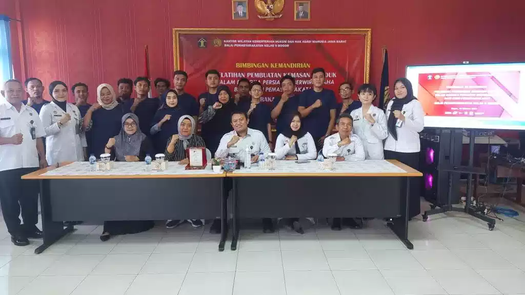 Bapas Bogor Bersama NCC Berbakti Berikan Pelatihan Pengemasan Produk Bagi Klien Pemasyarakatan I Teras Media