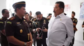 Keterangan foto : Jaksa Agung ST Burhanuddin melakukan kunjungan kerja di wilayah hukum Kejaksaan Tinggi Sulawesi Utara, Rabu 18 Oktober 2023.