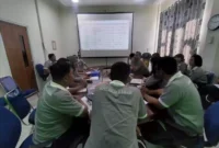 Keterangan foto : PK Bapas Subang Laksanakan Sidang Tim Pengamat Pemasyarakatan Bahas Agenda LITMAS, (Jum'at, 20/10/2023)