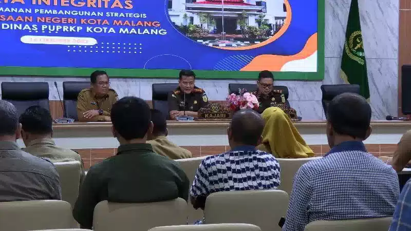 Kejari Kota Malang dan Dinas PUPRPK Kolaborasi Dalam Pembangunan Strategis I Teras Media