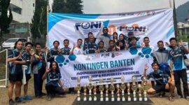 Keterangan foto : Atlet Kontingen yang berasal dari Provinsi Banten, (Minggu, 22/10/2023) 