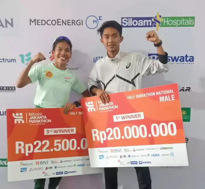 Atlit BIN Odekta dan Robby Juara Marathon Event Skala Internasional I Teras Media