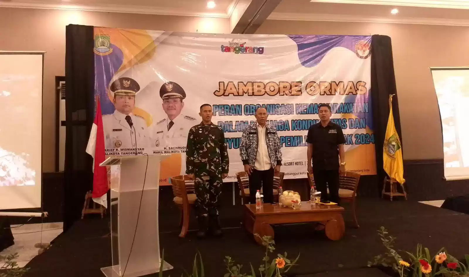 Sukseskan Pemilu Serentak, Kesbangpol Kota Tangerang Gelar Jambore Ormas I Teras Media