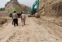 Keterangan foto : Pertambangan galian di Lebak, Senin (30/10/2023)