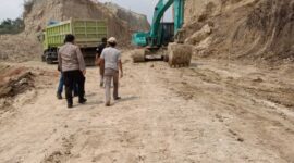 Keterangan foto : Pertambangan galian di Lebak, Senin (30/10/2023)