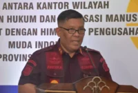 Keterangan foto : Kepala Kantor Wilayah Kementrian Hukum dan HAM Jawa Barat R. Andika Dwi Prasetya, (Jum'at, 27/10/2023)