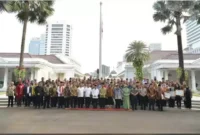 Keterangan Foto: rapat koordinasi nasional yang dipimpin langsung Wakil Presiden Ma'ruf Amin di Istana Wapres, Jl. Medan Merdeka Selatan pada Jumat (06/10/23).