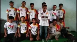 Keterangan Poto: Relawan Jangkar Bejo Banten (Jaringan Kerja Rakyat Bersama Jokowi).