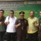 Keterangan foto : Kepala Kejaksaan Tinggi Sumatera Utara (Kajati Sumut) Idianto, SH MH melantik dan memimpin acara serah terima jabatan Wakajati Sumut, Asisten, para Kajari dan Koordinator, Rabu (1/11/2023)