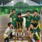 Keterangan poto : Poto bersama Team Putsal SMKN 2 Rangkasbitung usai menjadi juara 1 Turnamen Futsal GB Tahun 2023 di Stadion Pasir Ona 28/10/2023