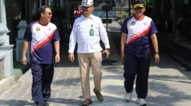 Keterangan foto : Kepala Lapas Cirebon Yan Rusmanto Beserta Jajaran, (Sabtu, 4/11/2023) 