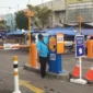 Keterangan foto : E Parkir di depan Pasar Rangkasbitung, Sabtu (4/11/2023)