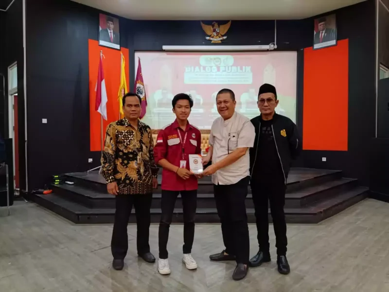 Keterangan foto : Anggota DPR RI dari Komisi II Fraksi Gerindra, H. Difriadi, menjadi pembicara pada dialog publik, Sabtu (4/11/2023)