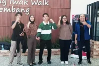 Keterangan foto : Relawan Pendukung Prabowo - Gibran di Palembang, (Minggu, 5/11/2023)