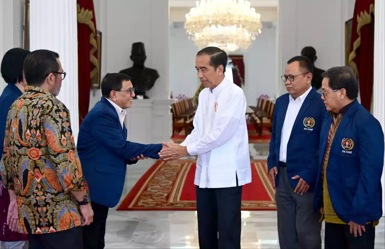 Presiden Jokowi Terima Pengurus PWI Pusat di Istana Merdeka I Teras Media