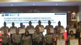 Keterangan foto : Kakanwil Kemenkumham Jabar R. Andika Dwi Prasetya Beserta Jajaran Kemenkumham Jabar, (Selasa, 7/11/2023) 